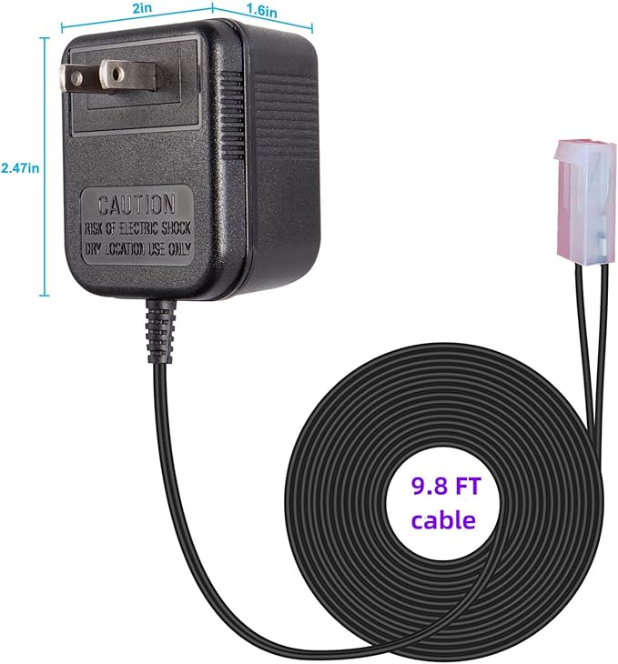 for Rain Bird SST Series Indoor Irrigation Timers 24V AC Power Adapter Transformer Compatible Sprinkler System,Indoor Irrigation Timers(9.8 FT Cable)