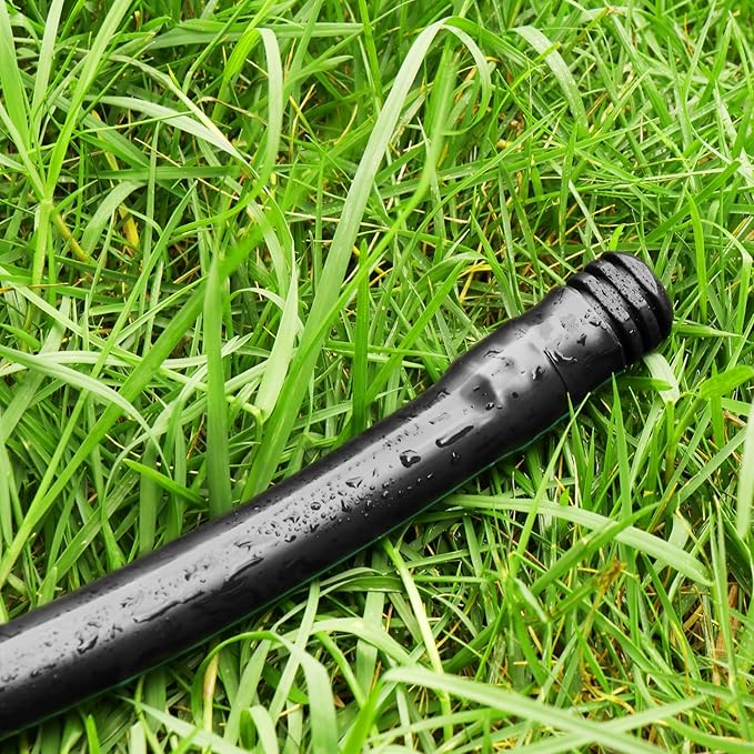 1/2" Drip Irrigation End Plug:13mm ID Barbed End Cap Irrigation Fittings for 1/2 Inch Irrigation Tubing (0.520"ID-0.640" OD) Drip Line Goof Plug Connector for Garden Irrigation System(15 Pack)
