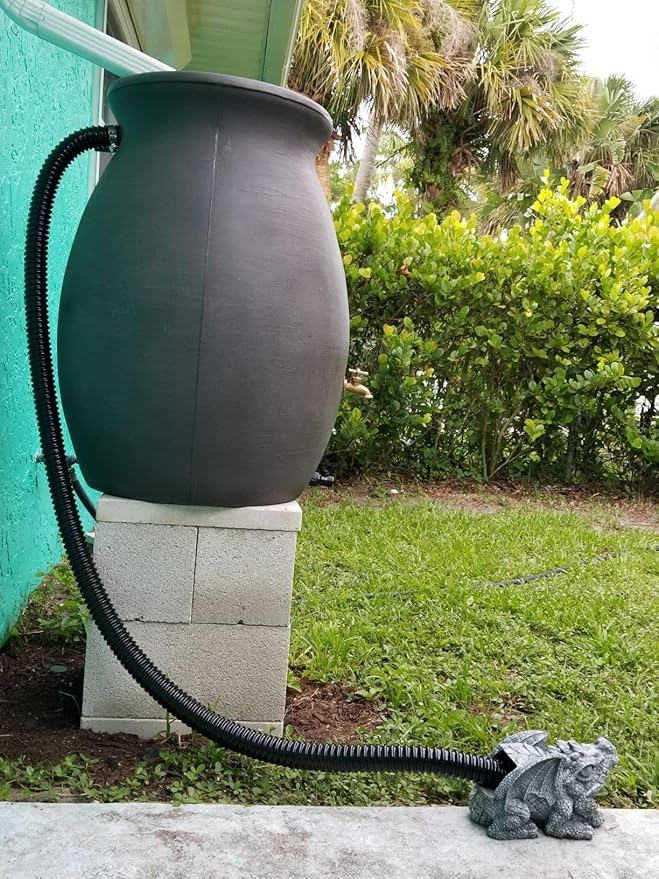 Pond Hose ID 1-1/2” × 25ft Black Corrugated Flexible Reinforced PVC Hose Vinyl Tubing for Pond Pump Fountain Garden Waterfall, Non-toxic & Kinkproof, with 2 clamps, 1.5in 38mm id
