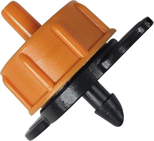 One Stop Outdoor (50-Pack) - 4 Gallons Per Hour Pressure Compensating Orange Drip Emitters - Premium Drippers for Drip Irrigation (4 Gallons Per Hour)