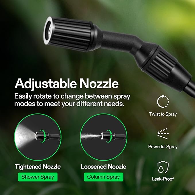 VIVOSUN Pump Sprayer 2 Gallon, Pressurized Lawn & Garden Water Spray Bottle with Adjustable Shoulder Strap, Pressure Relief Valve, for Spraying Plants, Garden Watering and Cleaning