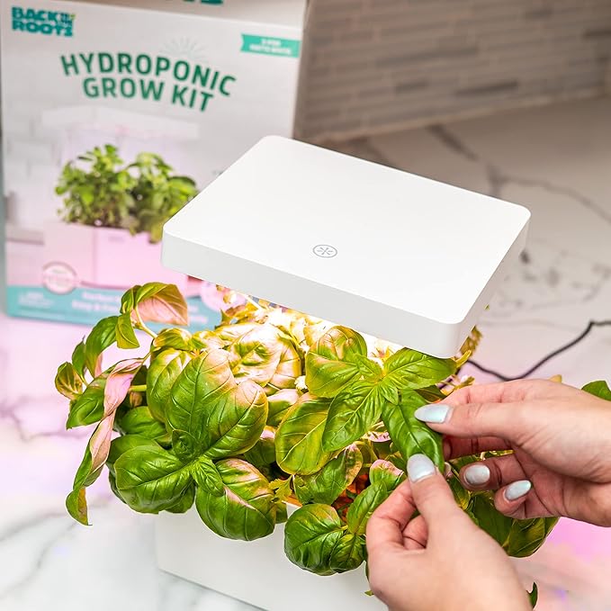 Back to the Roots New Hydroponic Grow Kit, LED Indoor Garden
