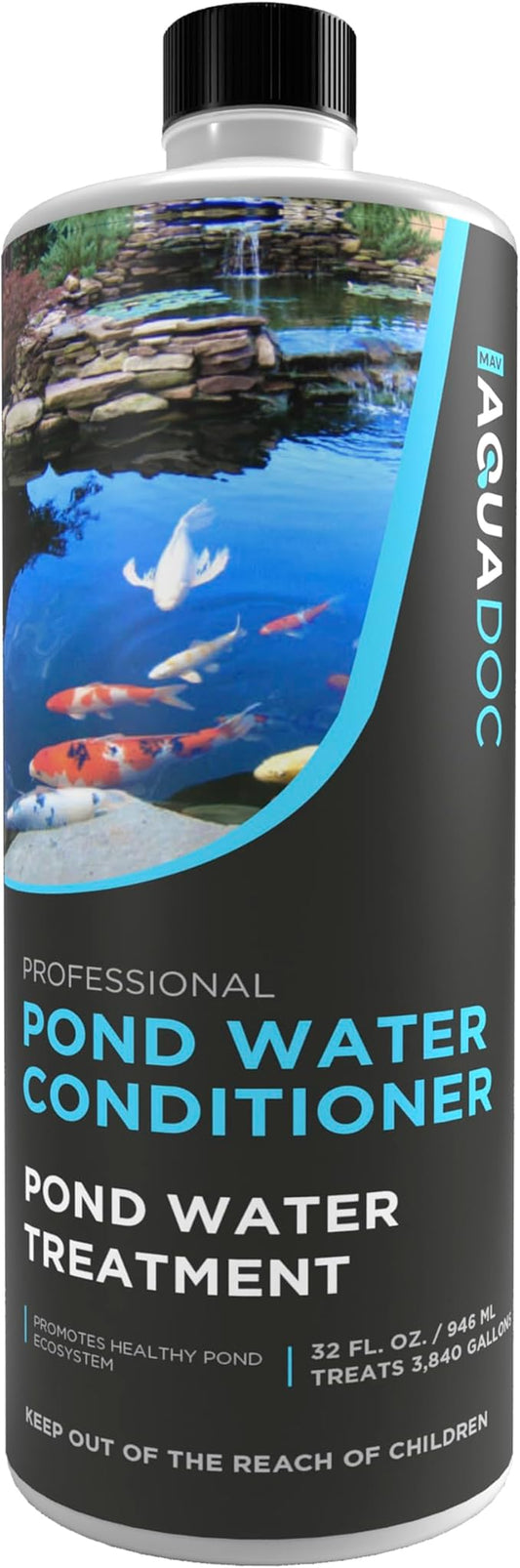 Fish Pond Water Conditioner - Convert tap Water to Fish-Friendly Pond Water - AquaDoc Pond Supplies