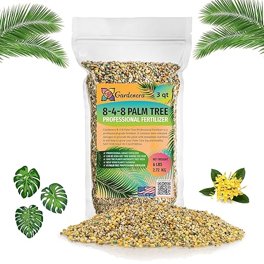 8-4-8 Fertilizer - Promote Vibrant Colors and Robust Growth in Palms, Ixora, and Ornamentals - 3 QUARTS