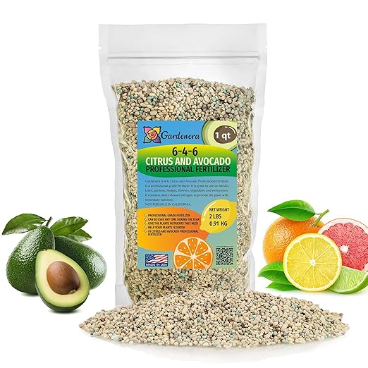 6-4-6 Citrus and Avocado Professional Fertilizer - Cultivate Vibrant Citrus and Avocado Trees with Expert Nutrition - 1 Quart
