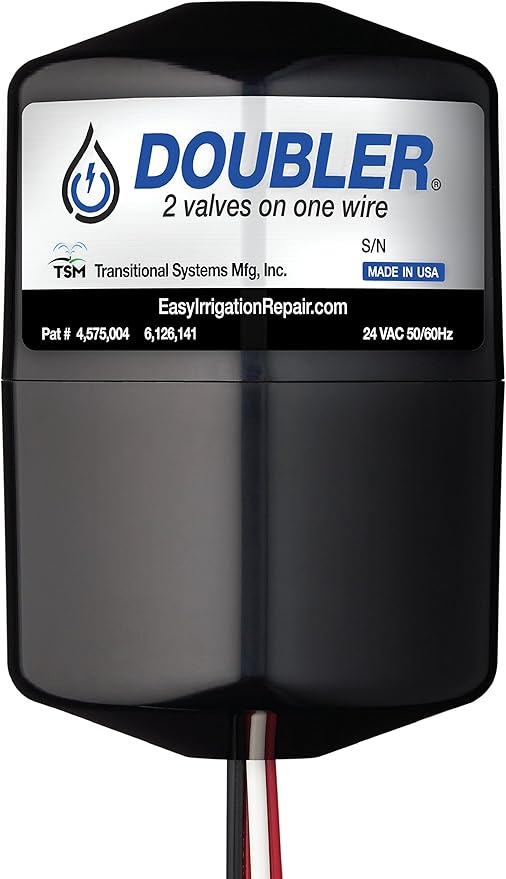 Doubler - 2 Valves on One Wire/Expand or Repair Your Irrigation System with Ease