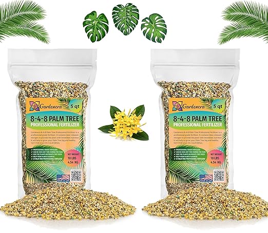 8-4-8 Fertilizer - Unleash The Beauty of Your Palms, Ixora, and Ornamentals with Balanced Nutrition - 10 QUARTS